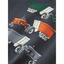 NAME IT Sweatshirt Vimo Ombre Blue Tractors
